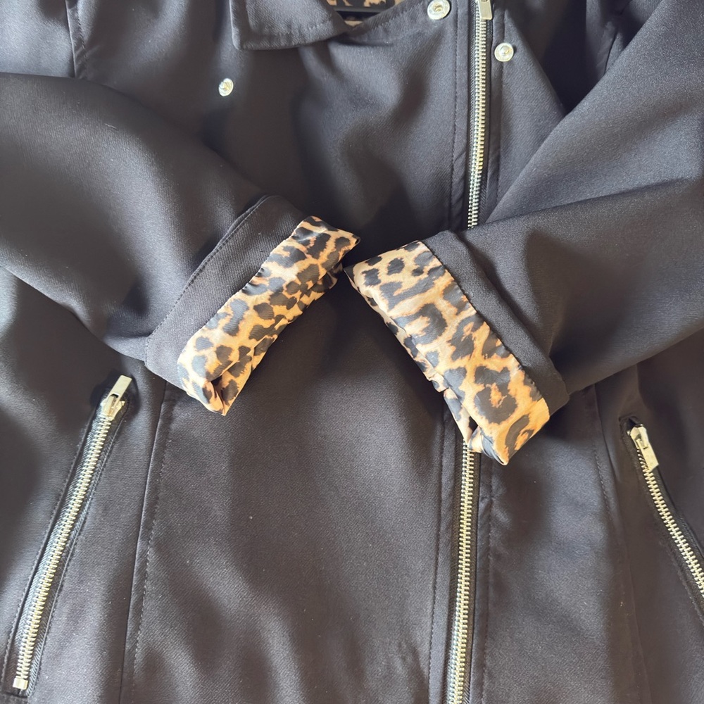 Bold Elements Black Asymmetrical Leather Jacket - image 4